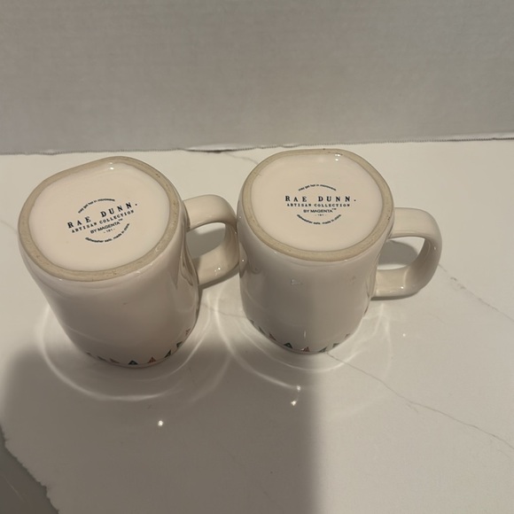 Rae Dunn AMERICA THE BEAUTIFUL
MUG with Flag Rim Set of 2 - Picture 4 of 5